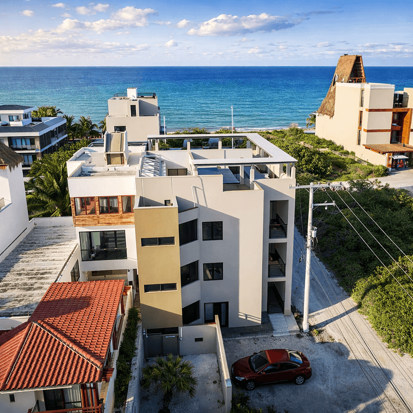 Departamento en venta en segunda fila con vista al mar en San Benito- Yucatán. — foto 16 de 16